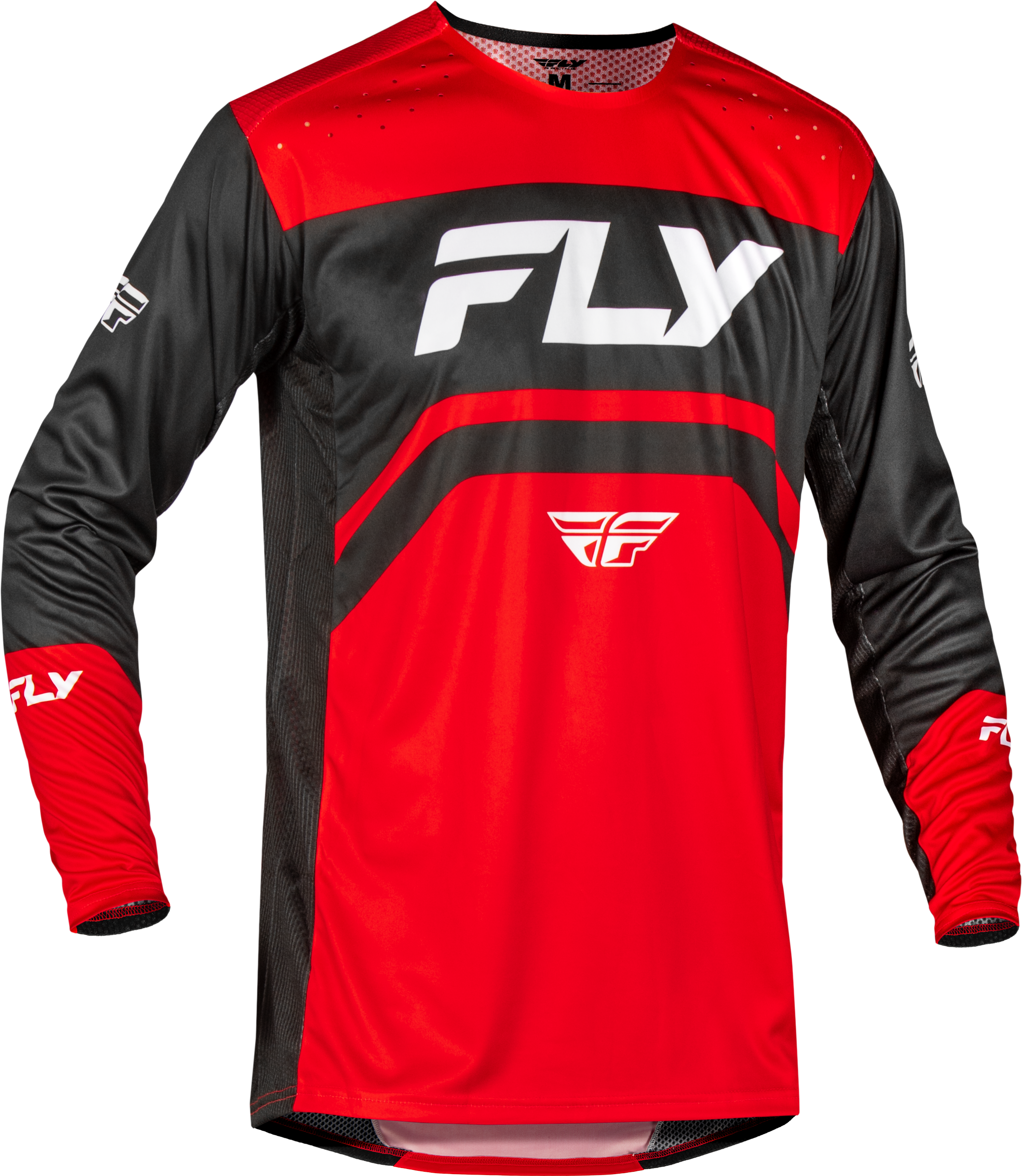 YOUTH RAYCE BICYCLE JERSEY RED/BLACK/WHITE YL