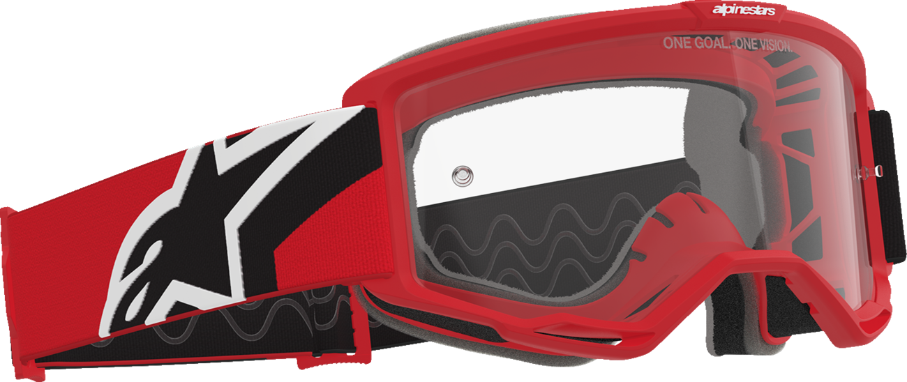 GOGGLE MX VISION OTG RED/BLK/WHT/CLR