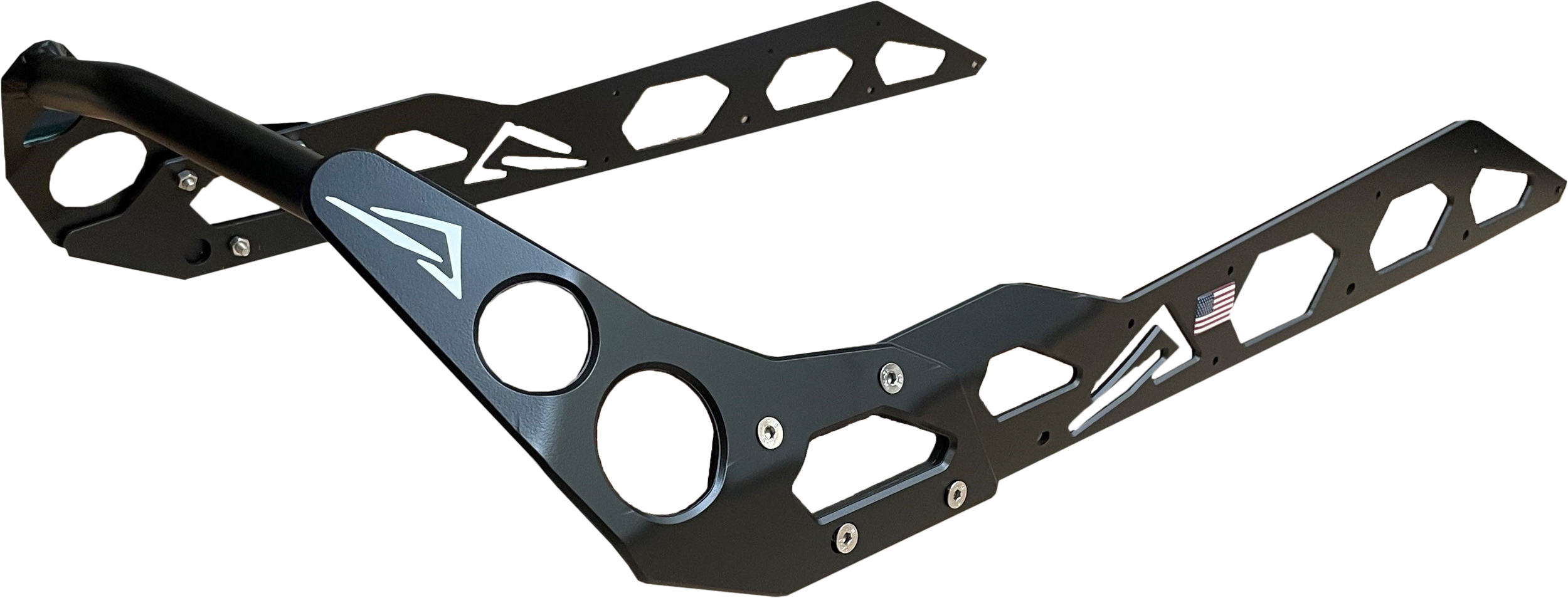 REAR BUMPER FLAT BLACK S/D 146"