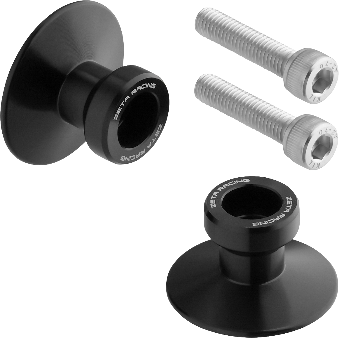 SWINGARM SPOOLS M8 BLACK
