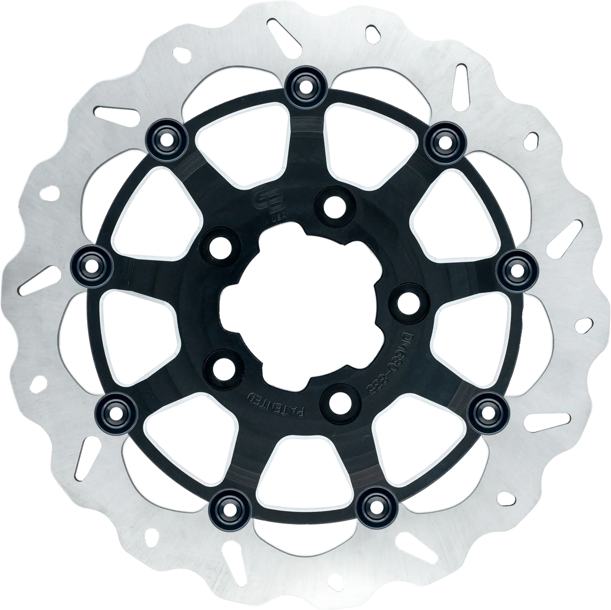 ROTOR 13" FLOATING WAVE RADIAL FR BLACK