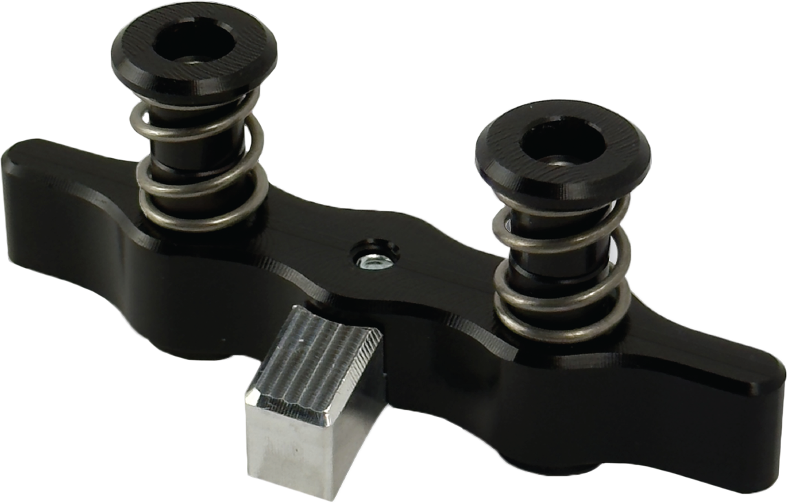 TAMER DOUBLE BUTTON X-WING BLACK