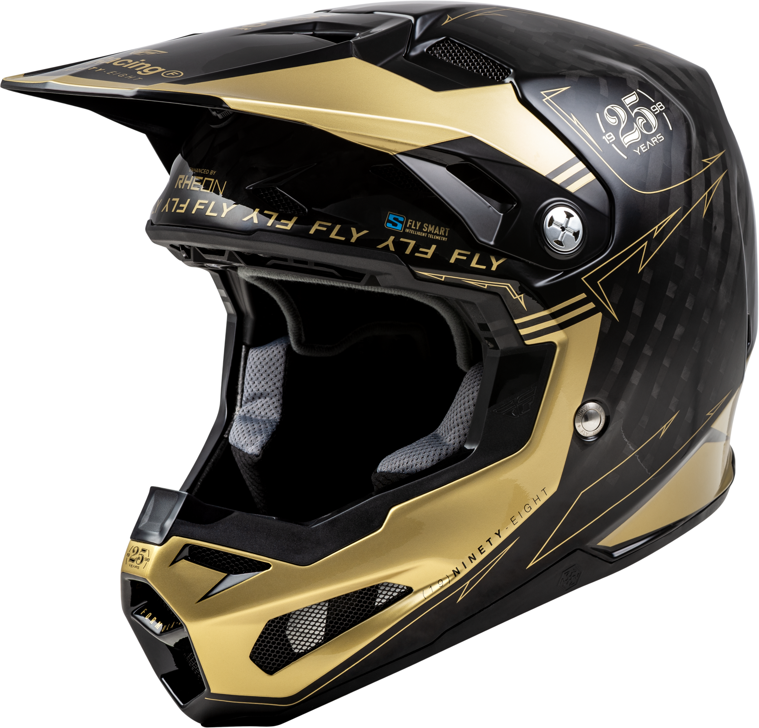 FORMULA S CARBON LEGACY HELMET BLACK/GOLD SM