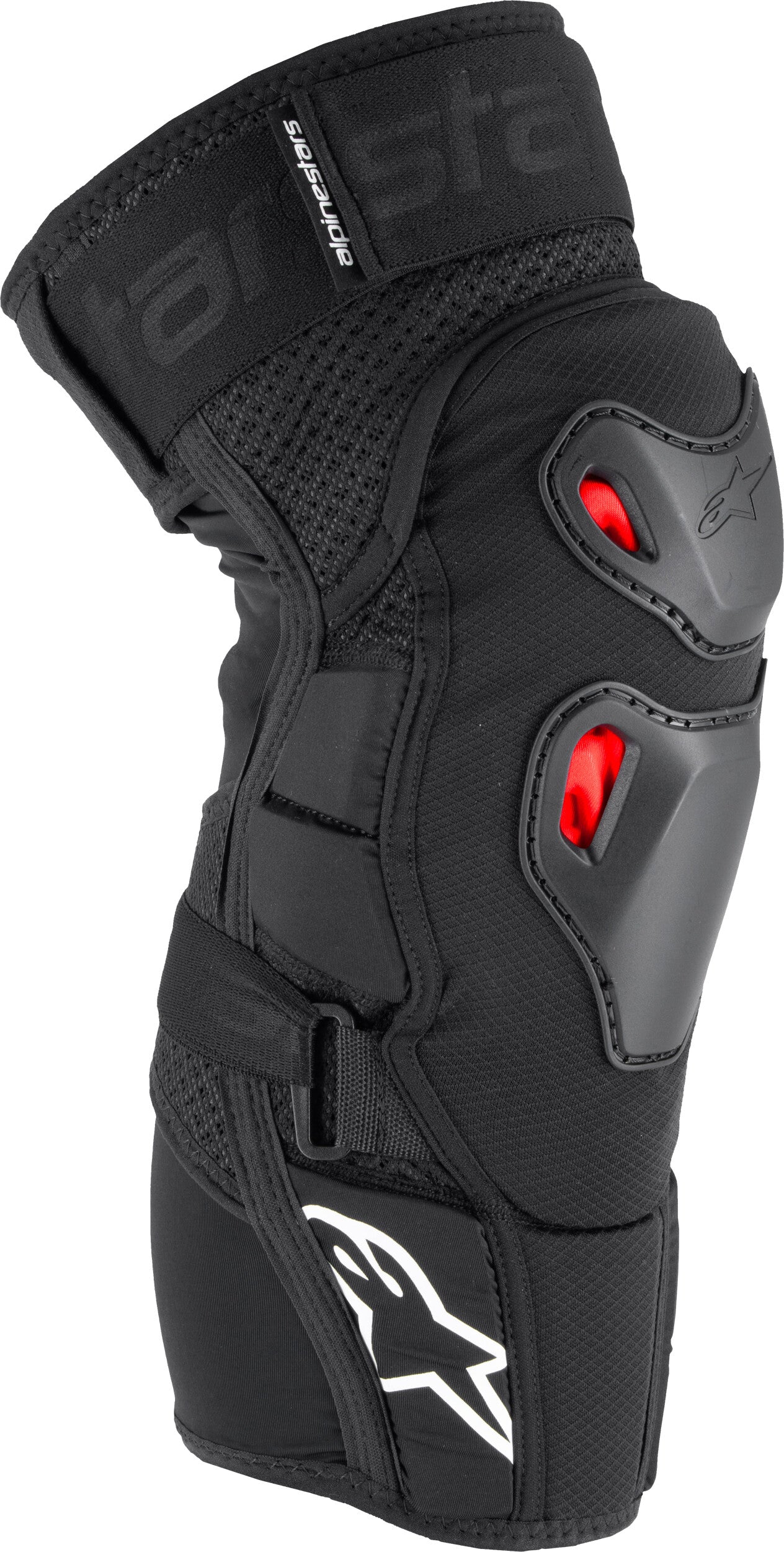 BIONIC PRO PLSMA KNEE PROTECTR BLACK/RED/WHITE SM/MD