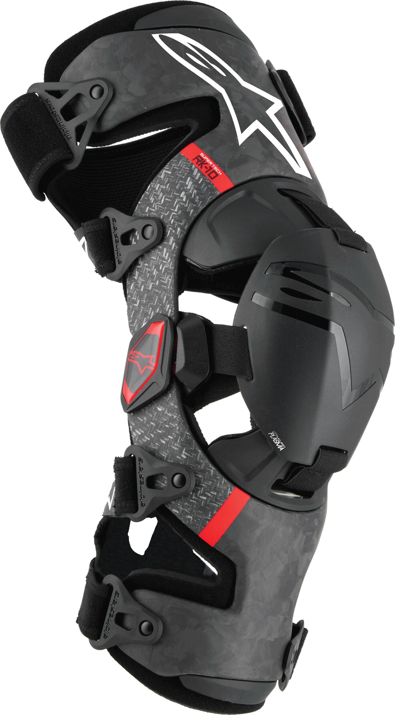 SUPERTECH RK-10 PLASMA KNEE BRACE BLACK/RED SM