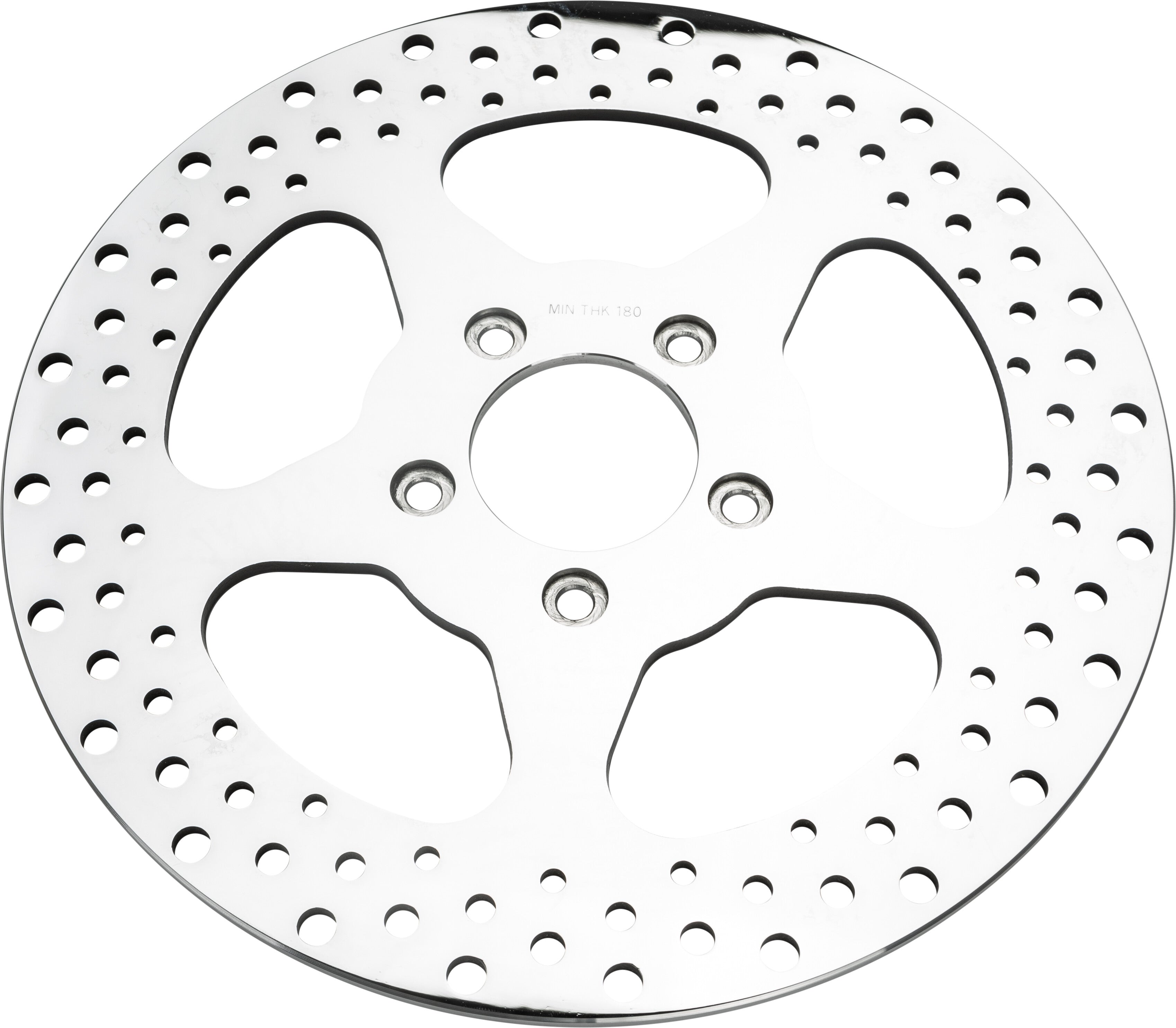 5 SPOKE BRAKE ROTOR FRONT 11.5 SS POLISHED 2.22ID
