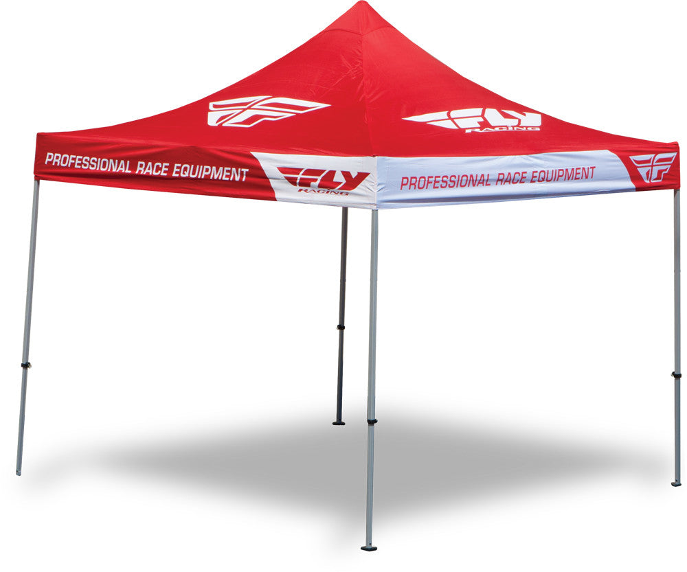 CANOPY W/HEAVY DUTY FRAME RED 10'X10'