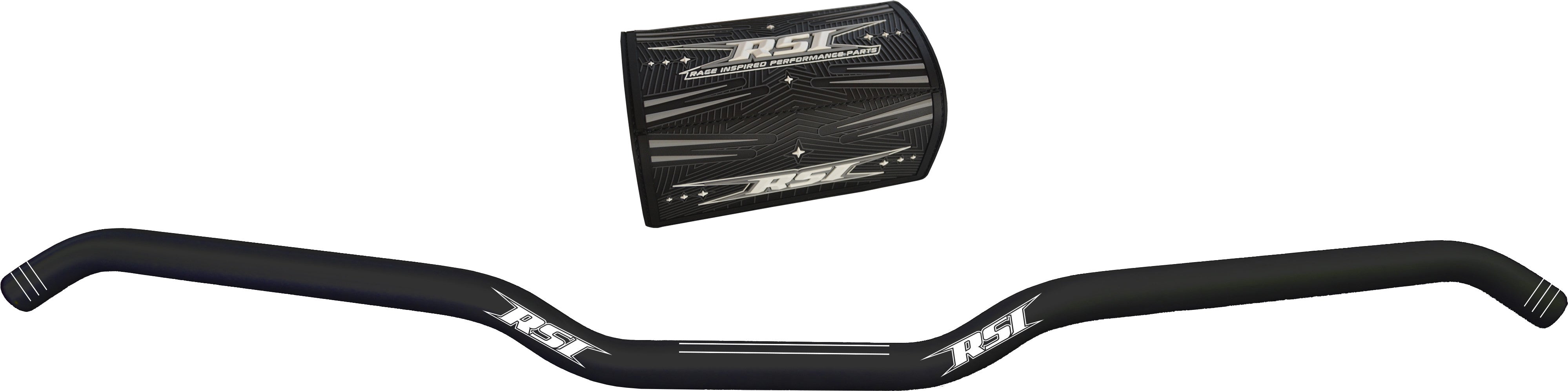 HUSTLER 7/8" HANDLEBAR 1" RISE BLACK