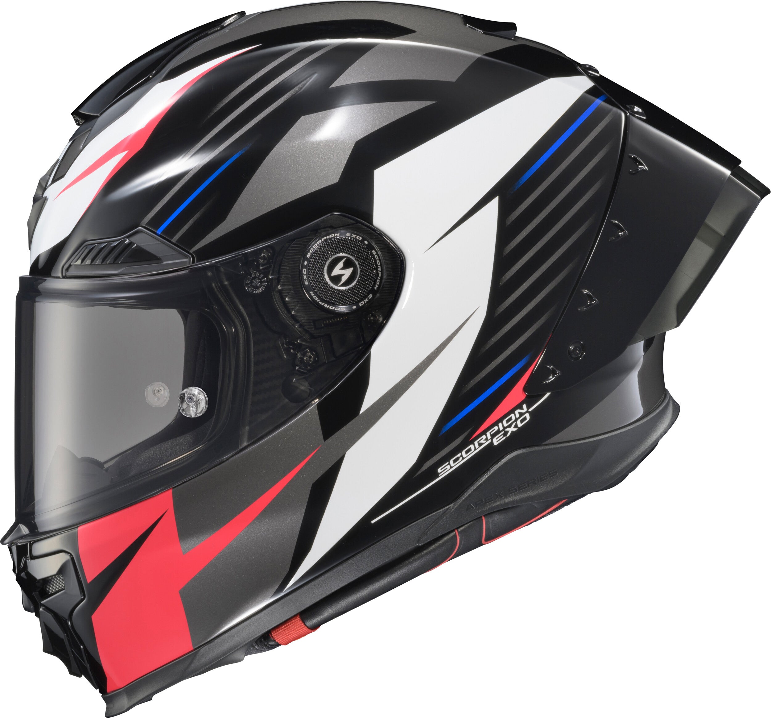 APEX EXO-WARP FULL FACE HELMET DILITHIUM BLK/RED/WHT/BLUE MD