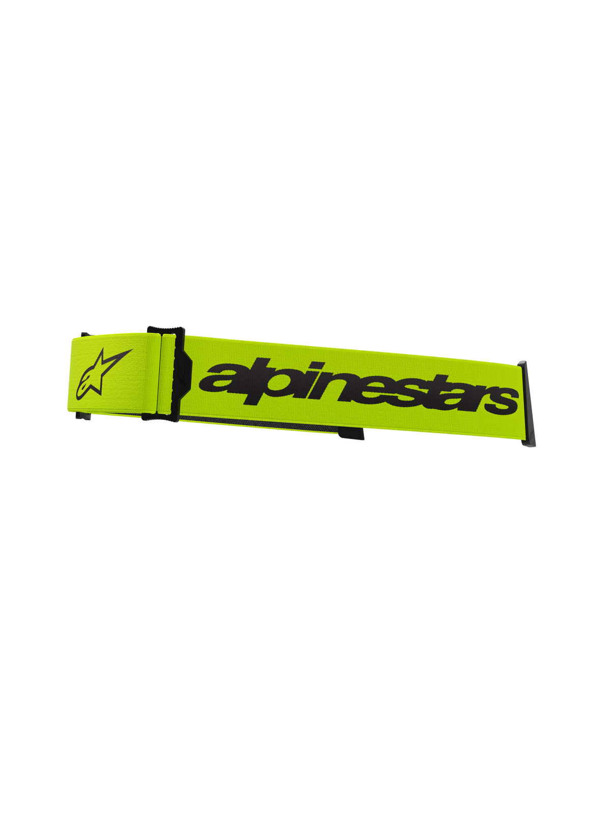 Alpinestars Supertech Goggles Strap - Yellow Fluo Black