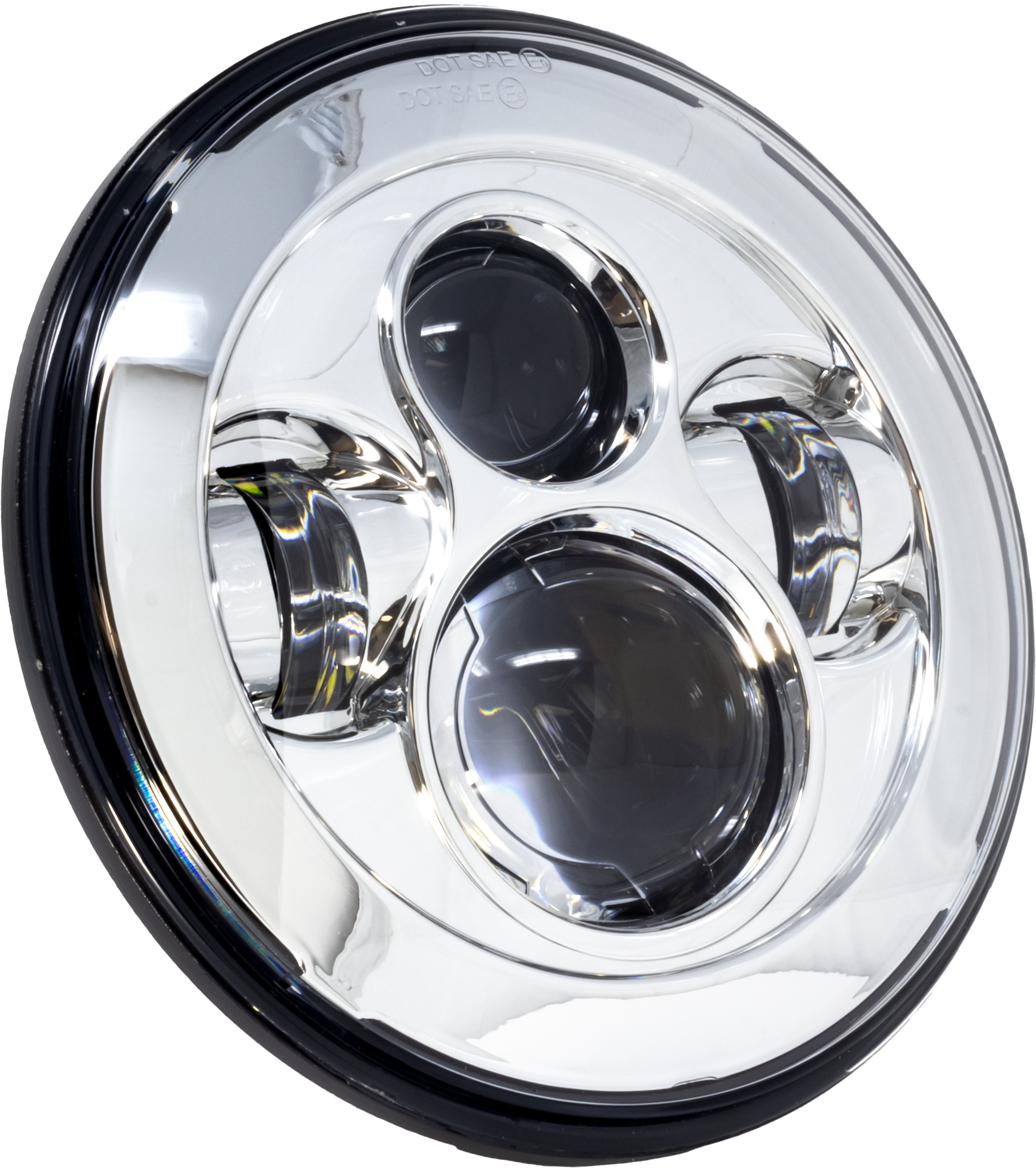 7" LED HEADLIGHT CHROME INDIAN