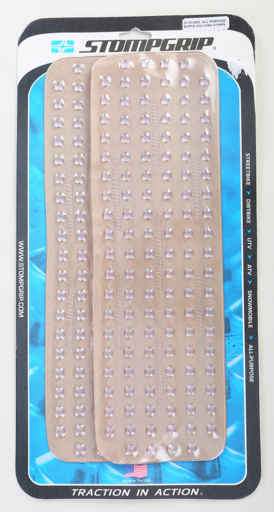 2/PK STOMPGRIP STRIPS CLEAR SUPER VOLCANO