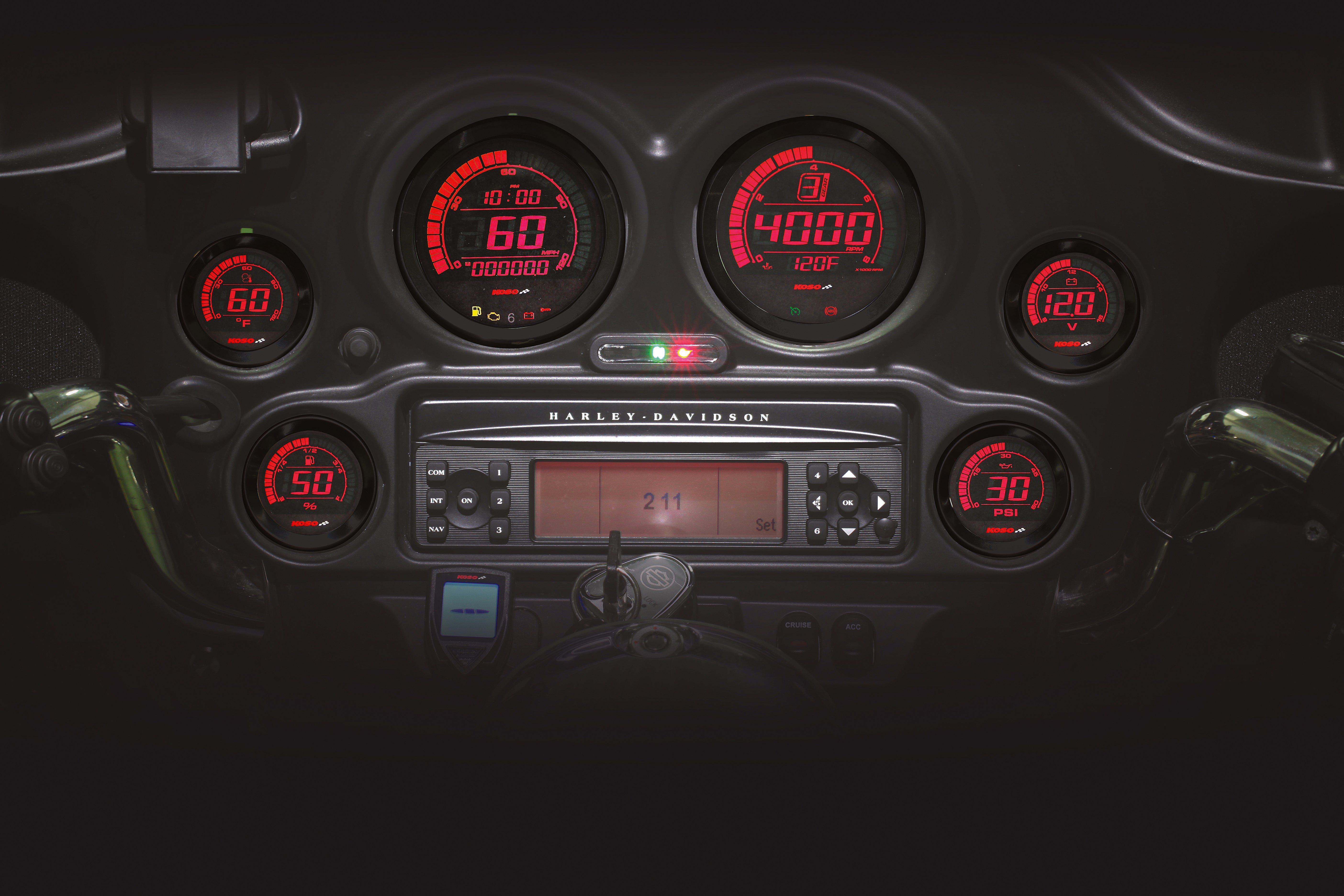 Digital Harley Gauge Cluster