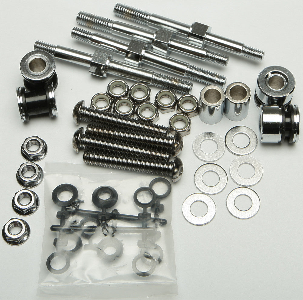 DOCKING HARDWARE KIT CHROME FLSTC 00-02