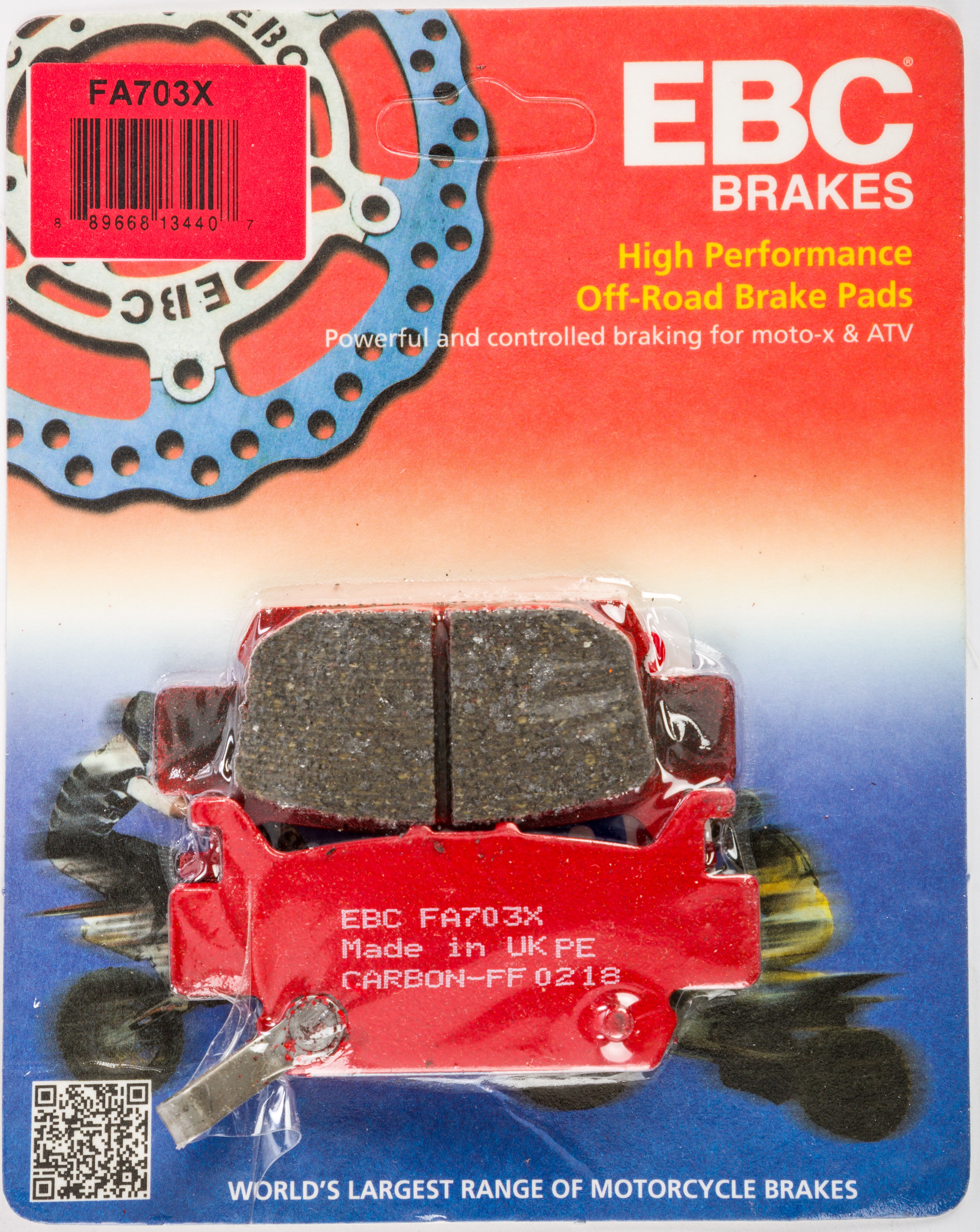 BRAKE PADS FA703X CARBON X SERIES