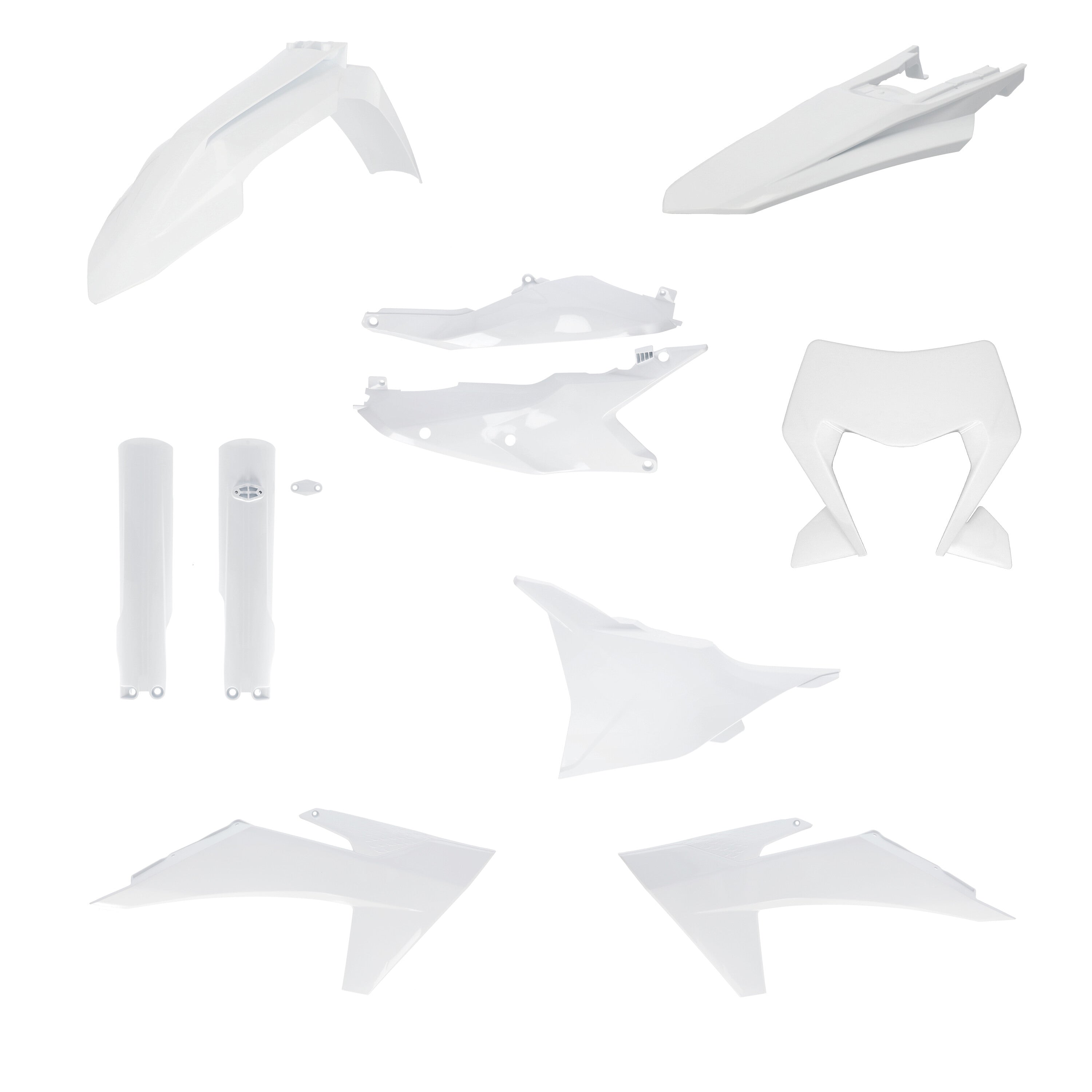 PLASTIC KIT- FULL KTM WHITE