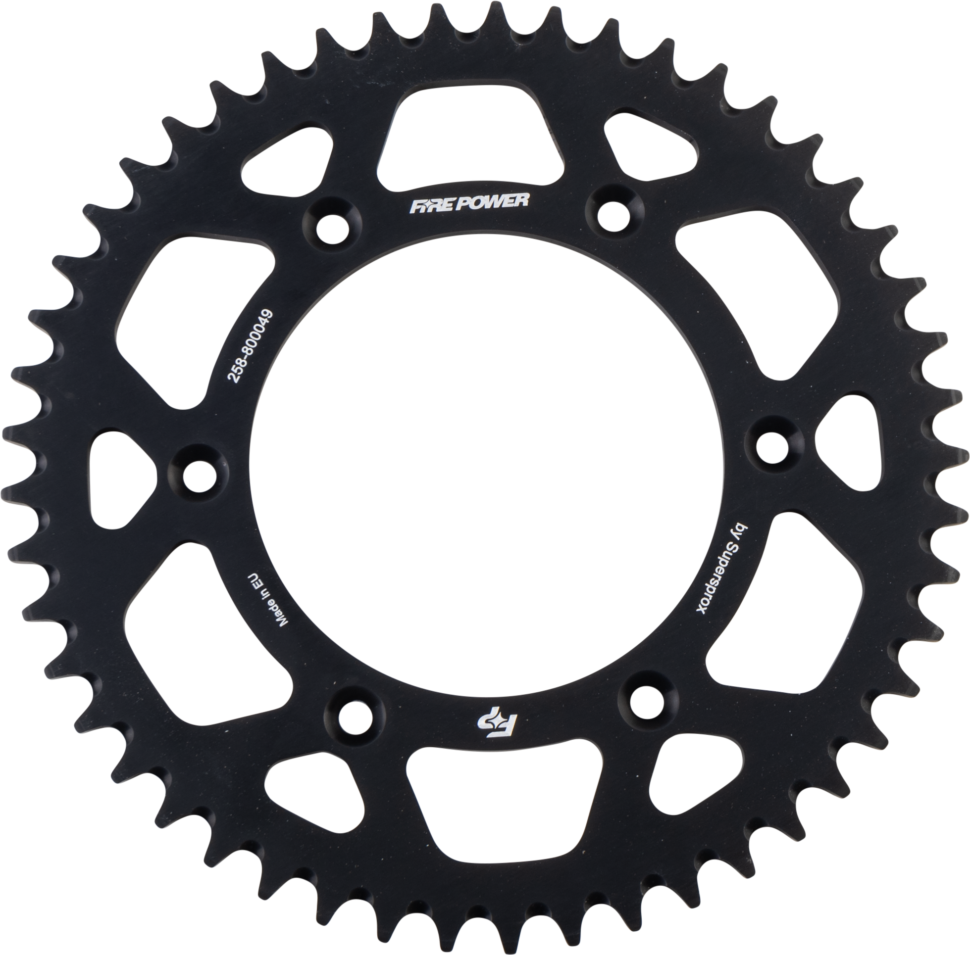 REAR SPROCKET ALUMINUM 49T BLK