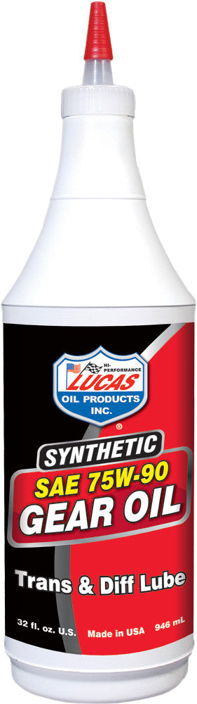 SYNTHETIC GEAR OIL 75W90 1 QT (12/CASE SOLD EA)
