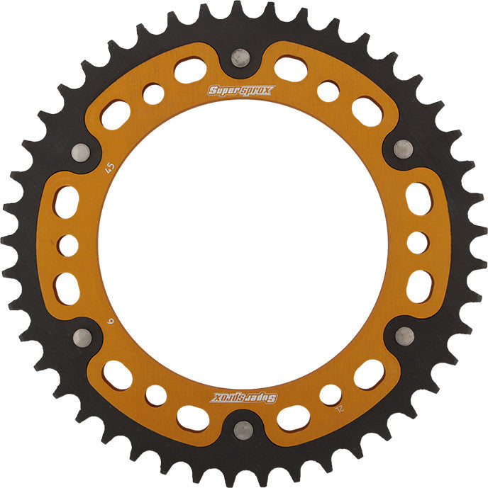 REAR STEALTH SPROCKET ALU/STL 45T-525 GLD BMW