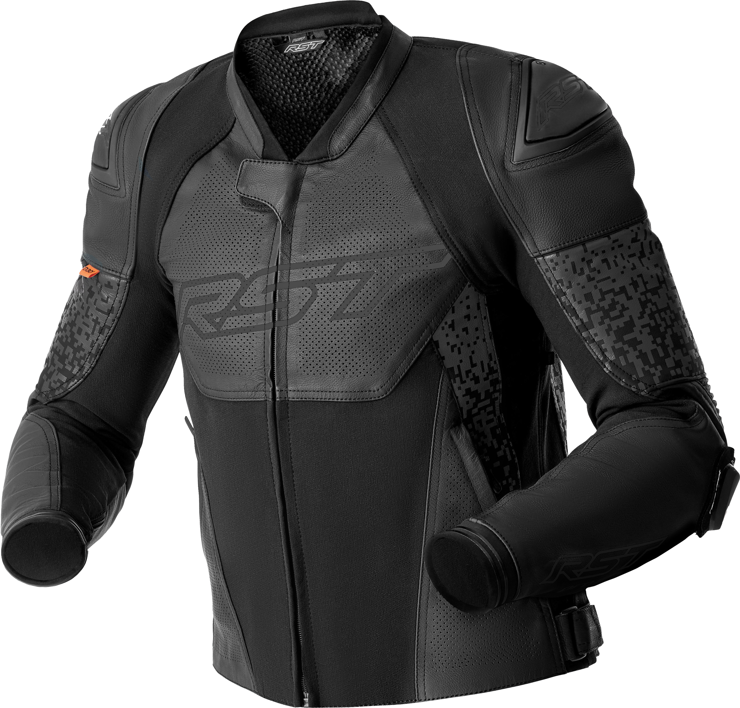PS SUPERSPORT-K D3O JACKET BLACK LEATHER LG