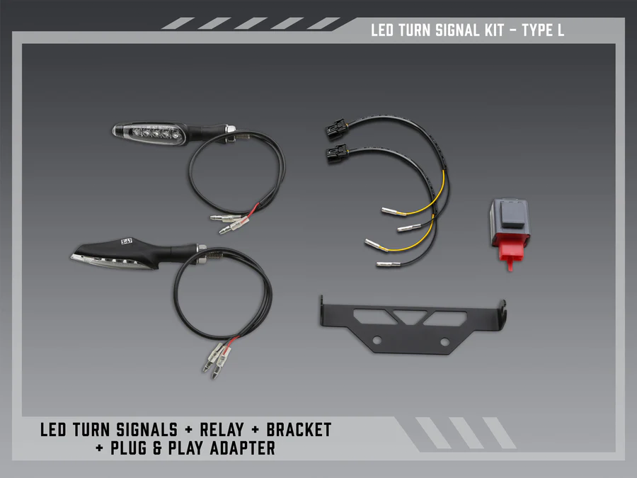FE V2 STND LED TURN SIG KIT TYPE L KAW