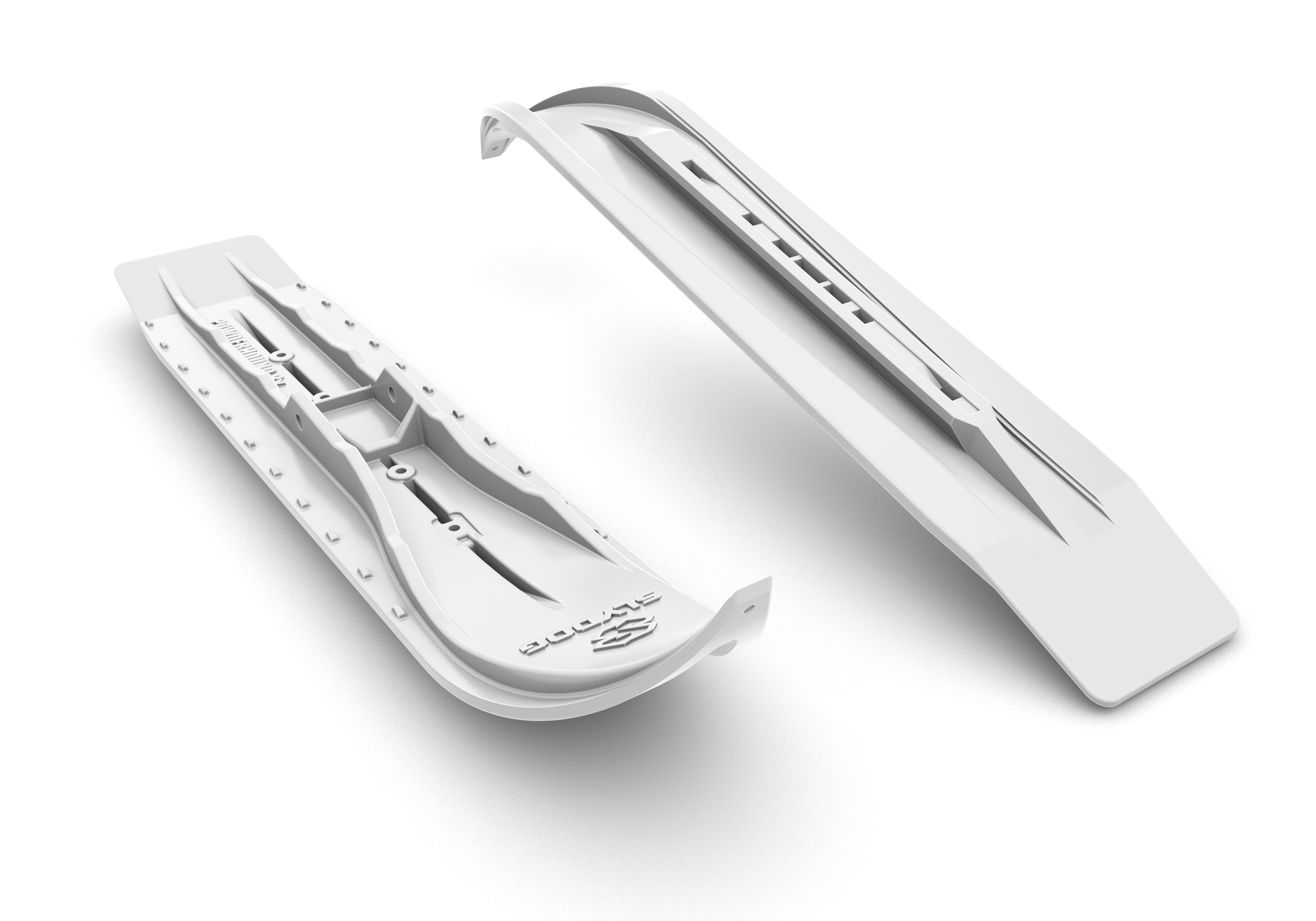 PR/ SLYDOG POWDERHOUND 8X SKI 8" WHITE