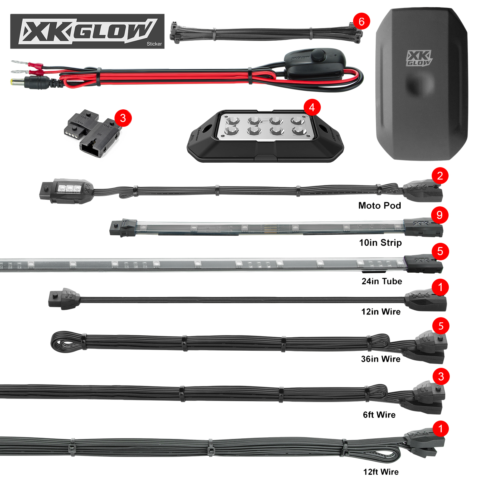 LED UNDERGLOW ADVANCED KIT POL