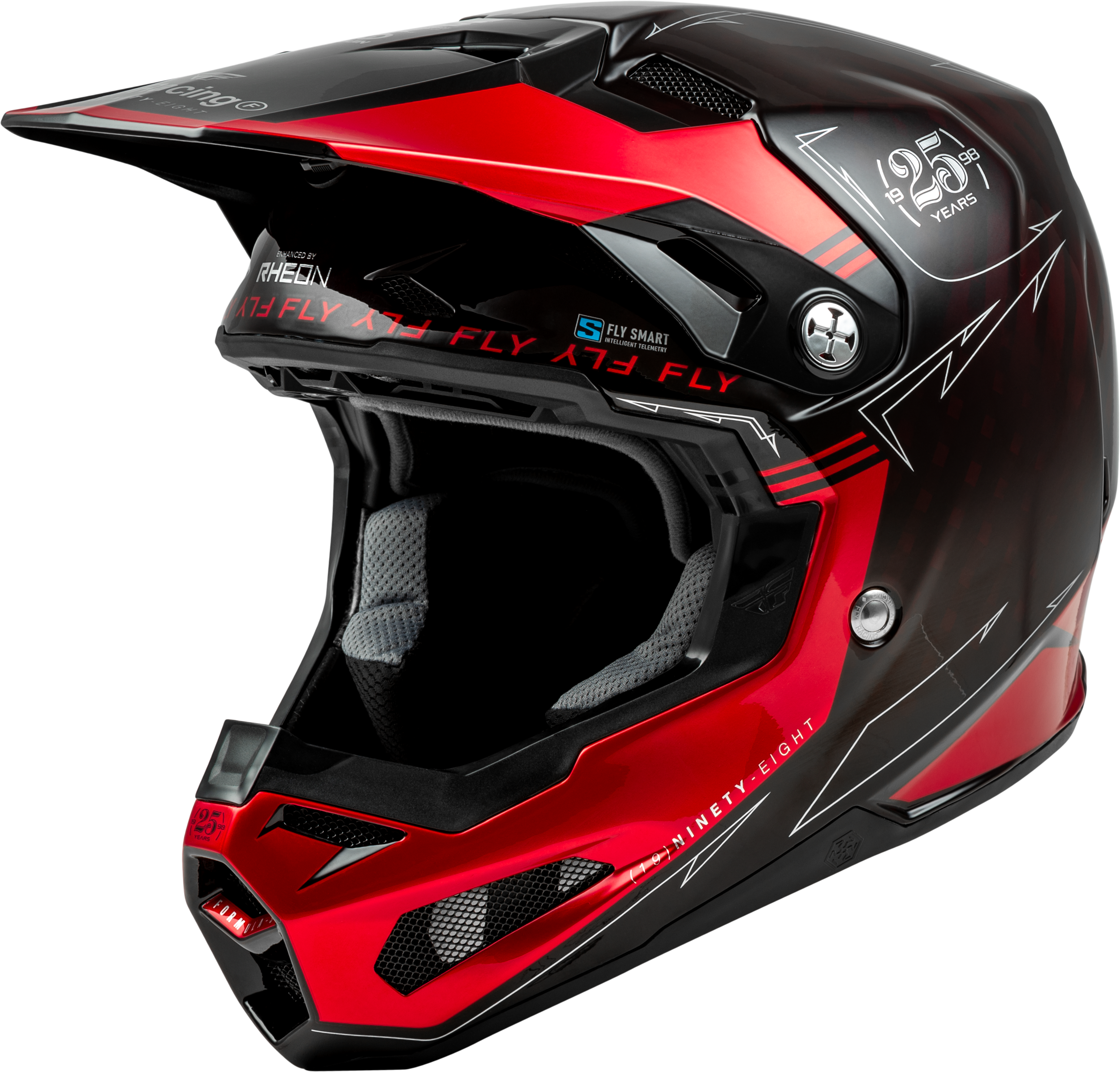 FORMULA S CARBON LEGACY HELMET RED CARBON/BLACK LG