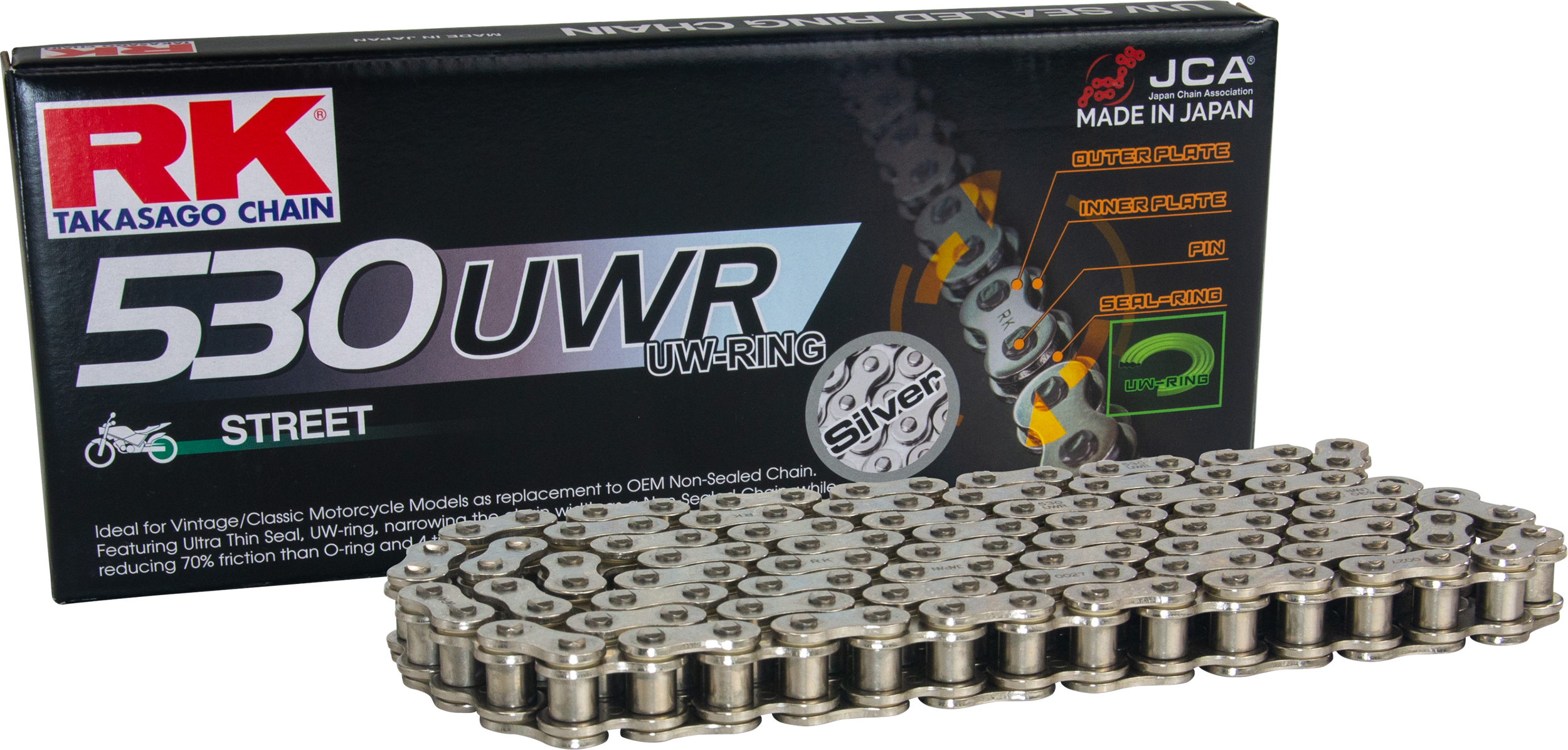 SV530UWR DRIVE CHAIN SILVER 530 X 120