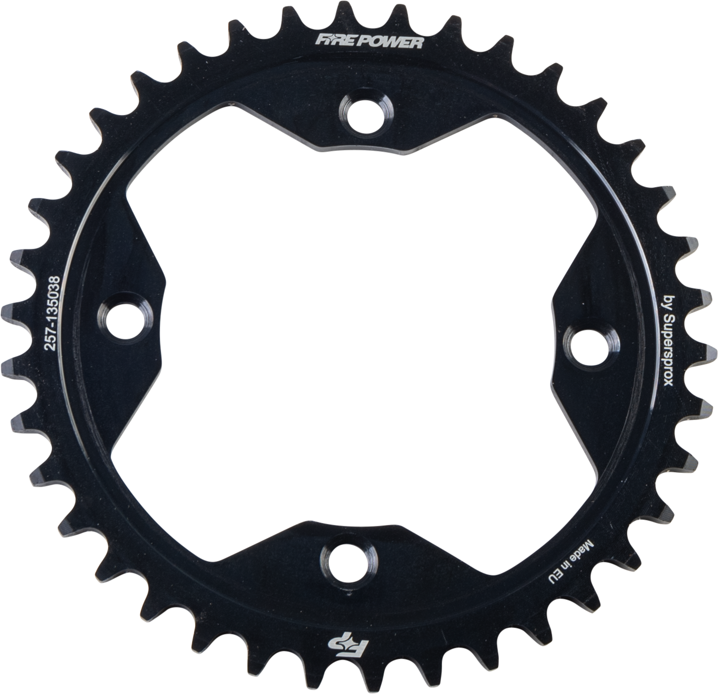 REAR SPROCKET STEEL 38T BLK