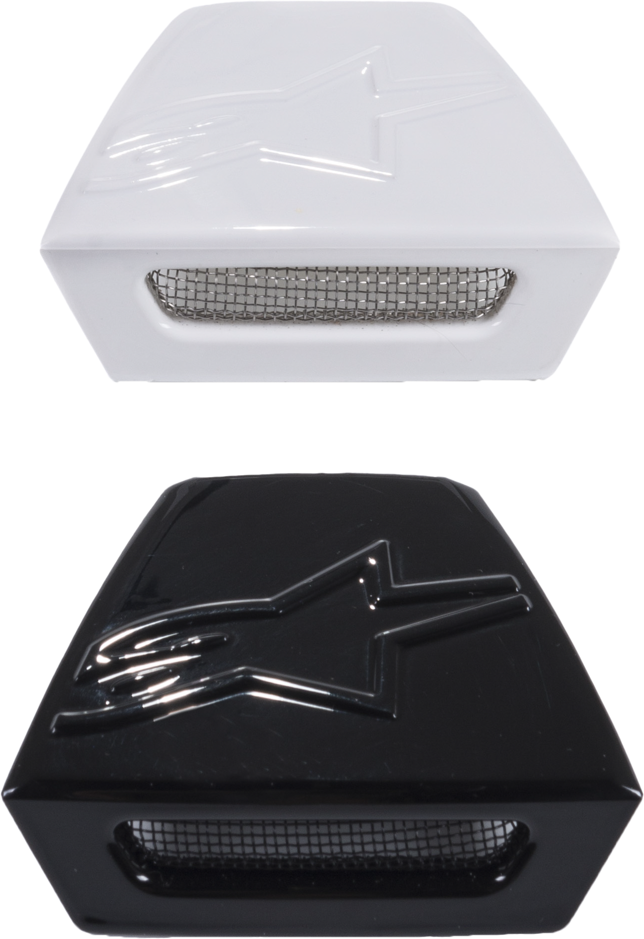 M8/M10 HELMET REAR VENT GLOSS WHITE