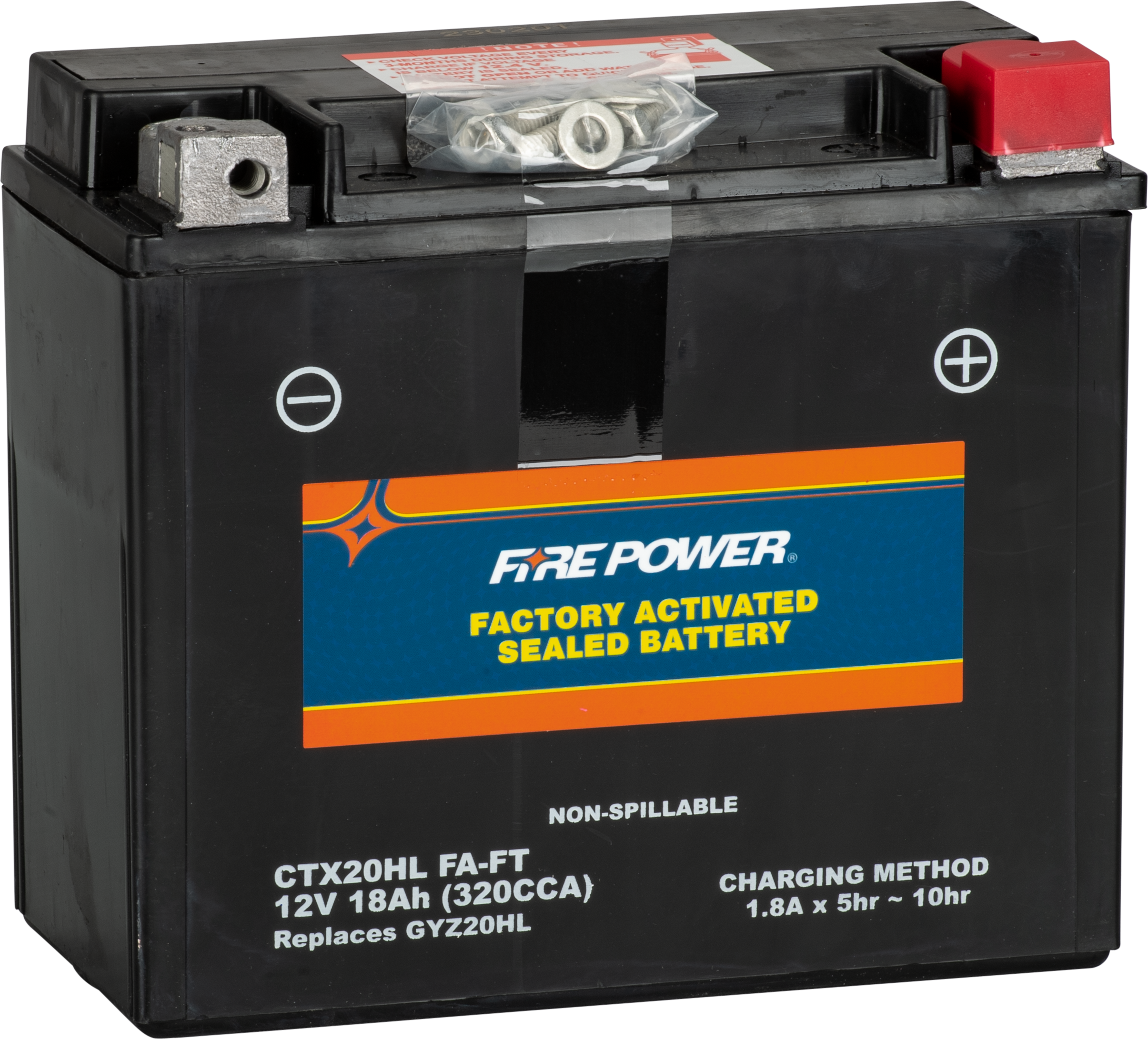 BATTERY CTX20HL (FA) FT SEALED FACTORY ACTIVATED