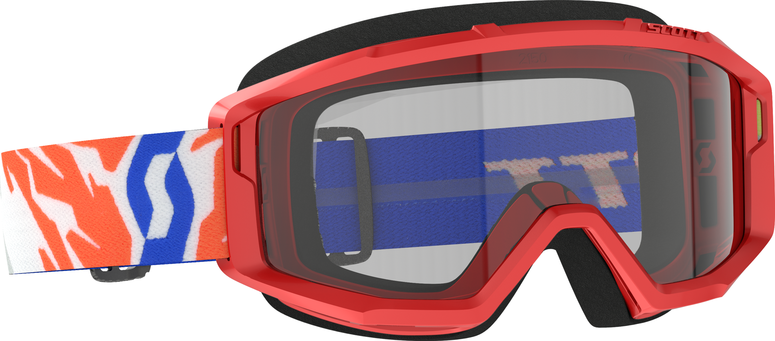 PRIMAL YOUTH GOGGLE RED CLEAR
