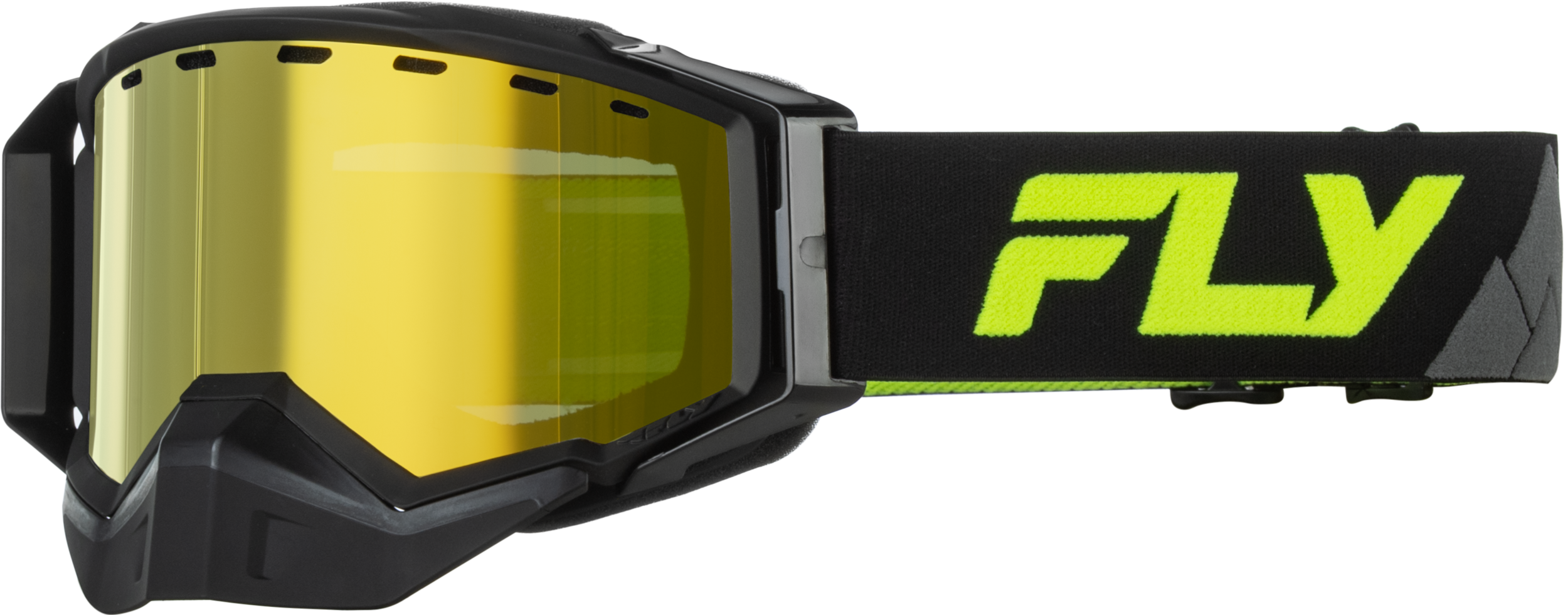 ZONE ELITE SNW HI-VIS/BLACK W/YELLOW LENS