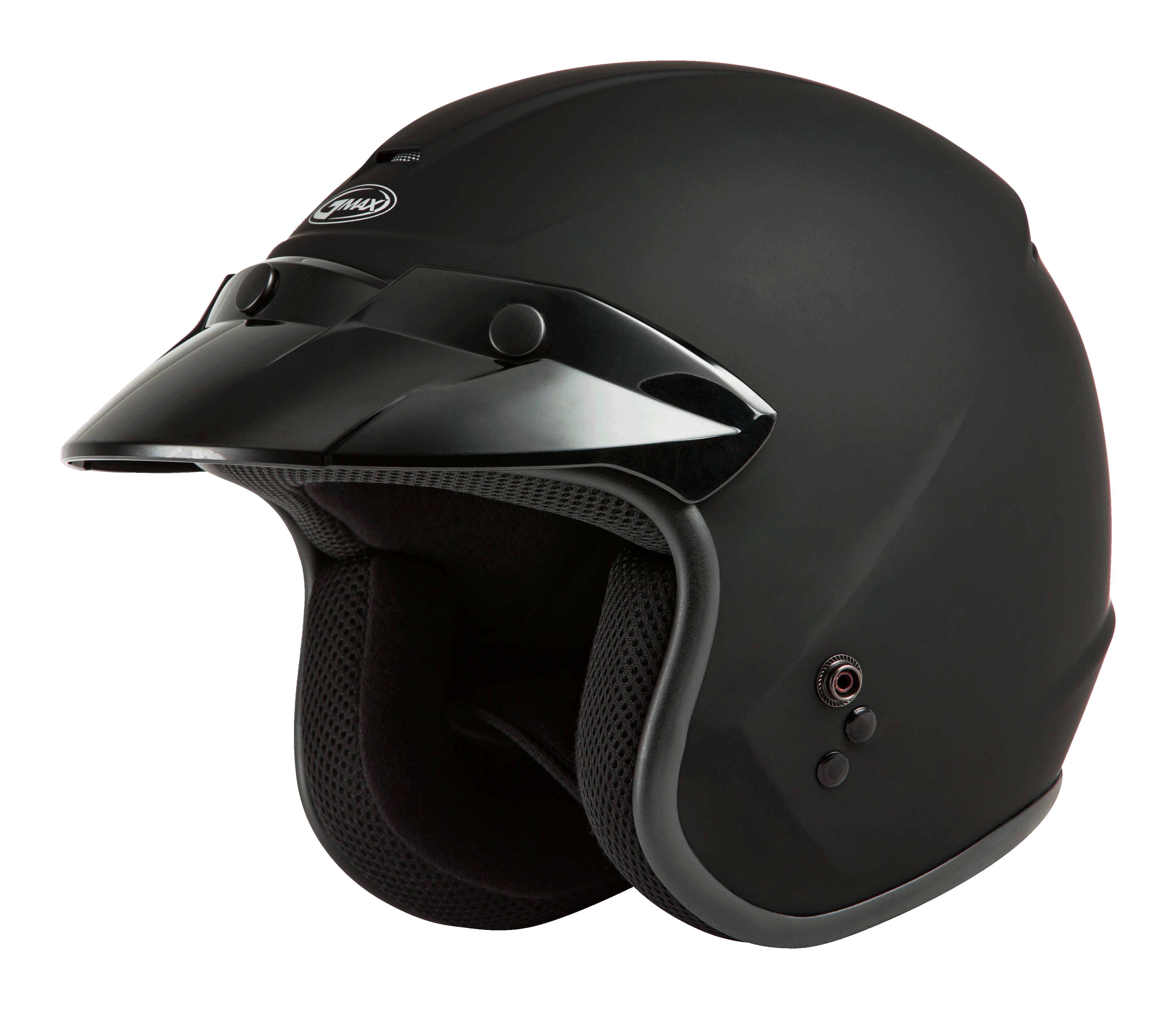 YOUTH OF-2Y OPEN-FACE HELMET MATTE BLACK YM