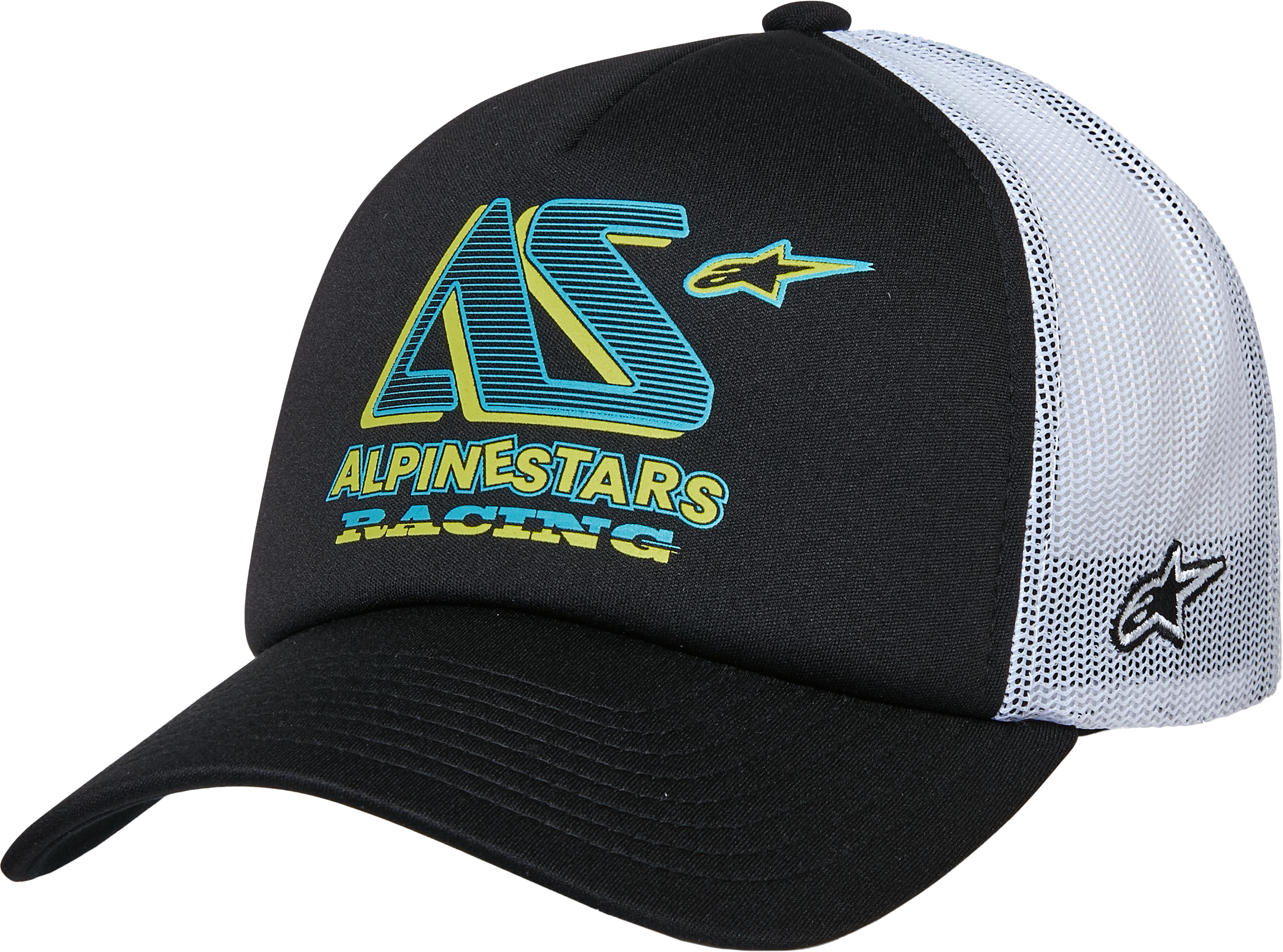 AYESS TRUCKER HAT BLACK/WHITE