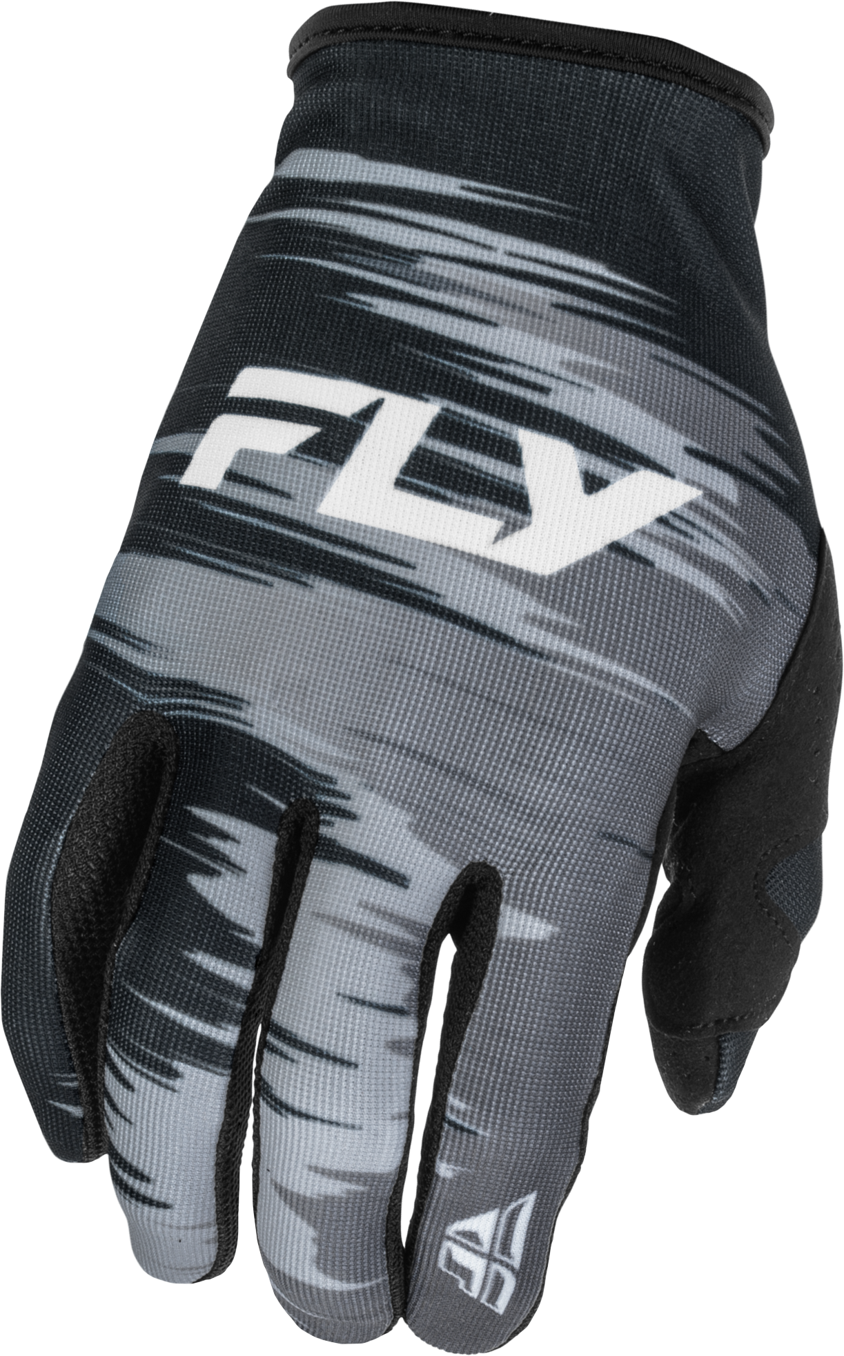 GIRL'S LITE GLOVES BLACK/GREY/WHITE YL