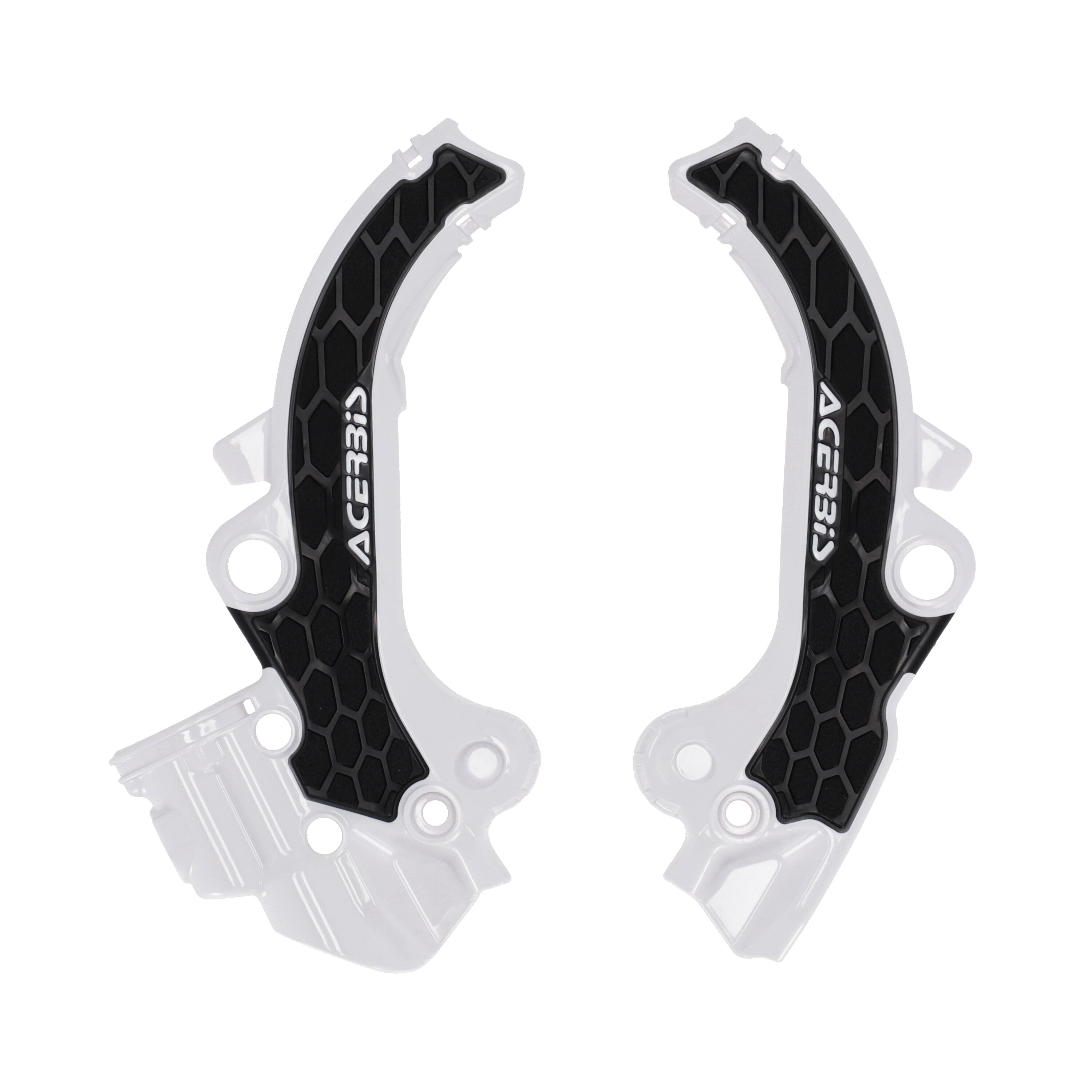 FRAME GUARDS- X-GRIP WHITE/BLACK