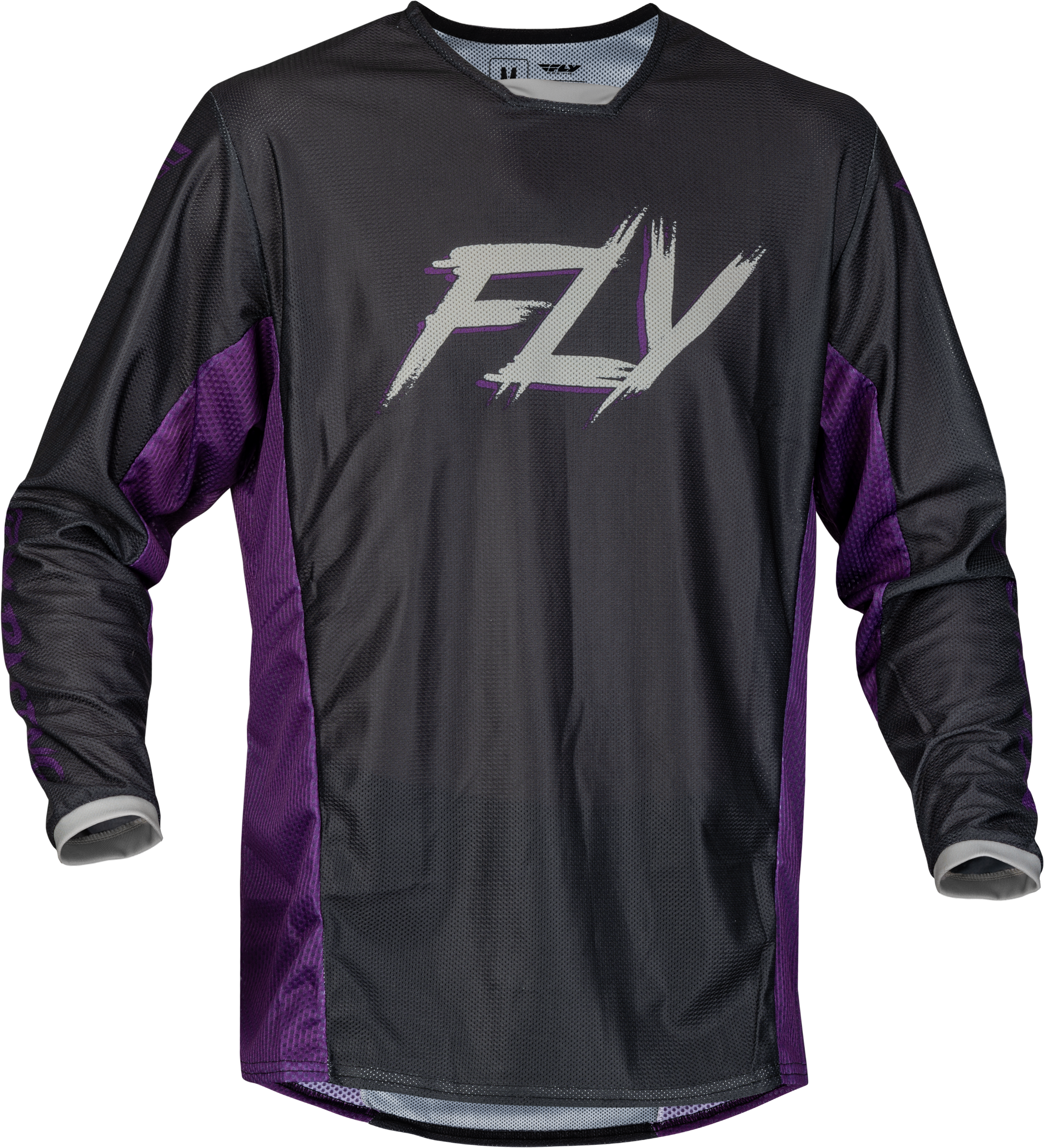 KINETIC MESH RAVE JERSEY BLACK/PURPLE/SILVER 2X