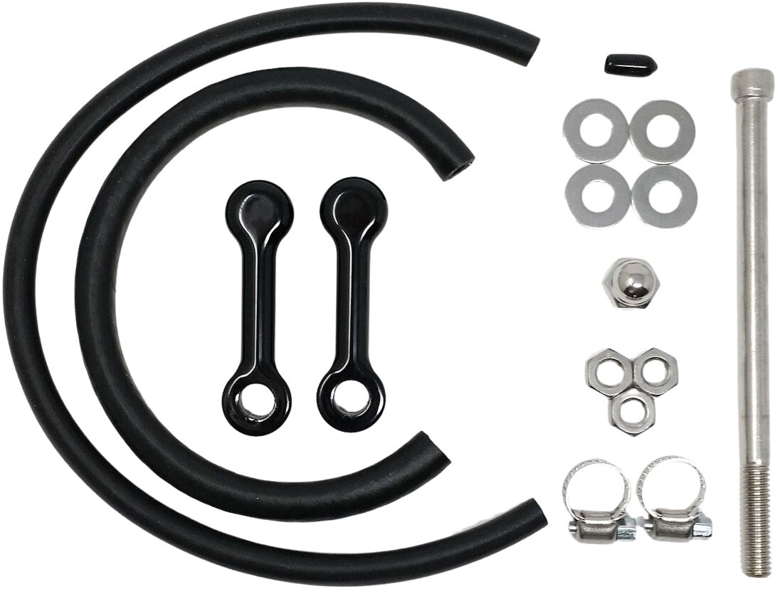 BILLET TANK LIFT KIT 3" `10-17 DYNA POWDER COAT BLK
