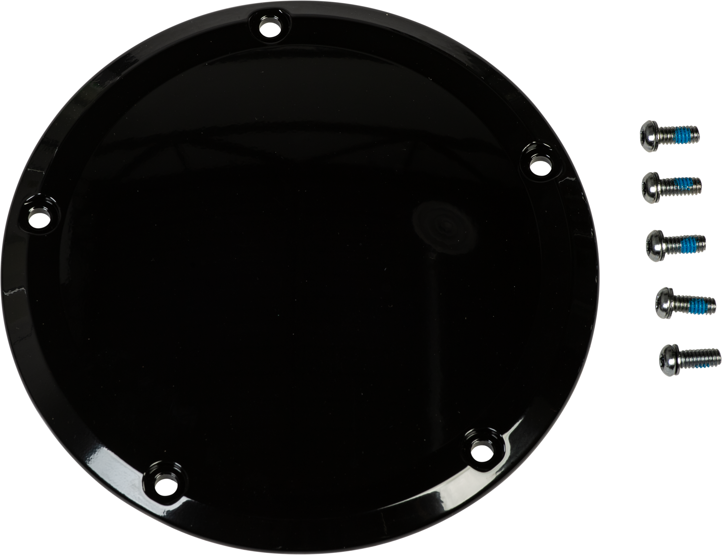 SMOOTH DERBY COVER GLOSS BLACK TOURING 16-UP