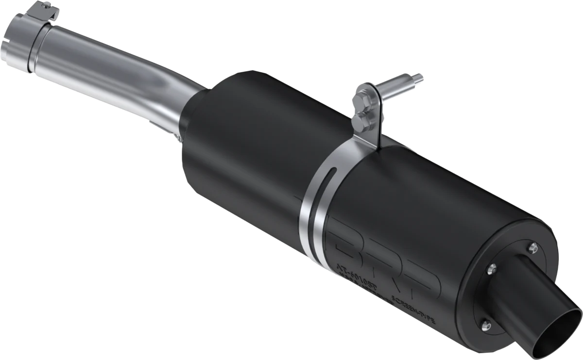 SINGLE SLIP-ON SYSTEM W/ 4.25" SPORT MUFFLER BLK