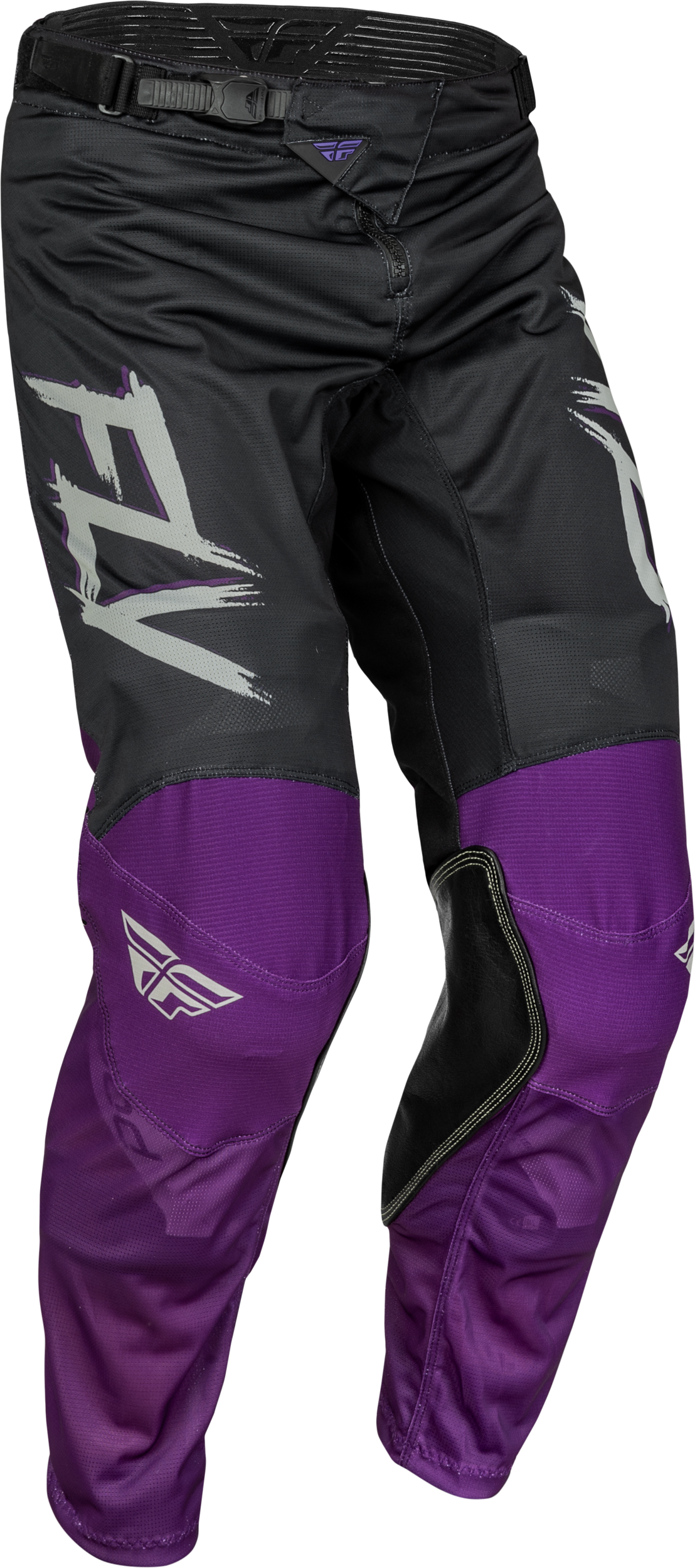 KINETIC MESH RAVE PANTS BLACK/PURPLE/SILVER SZ 28