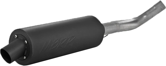 SINGLE SLIP-ON SYSTEM W/ 4.25" SPORT MUFFLER BLK