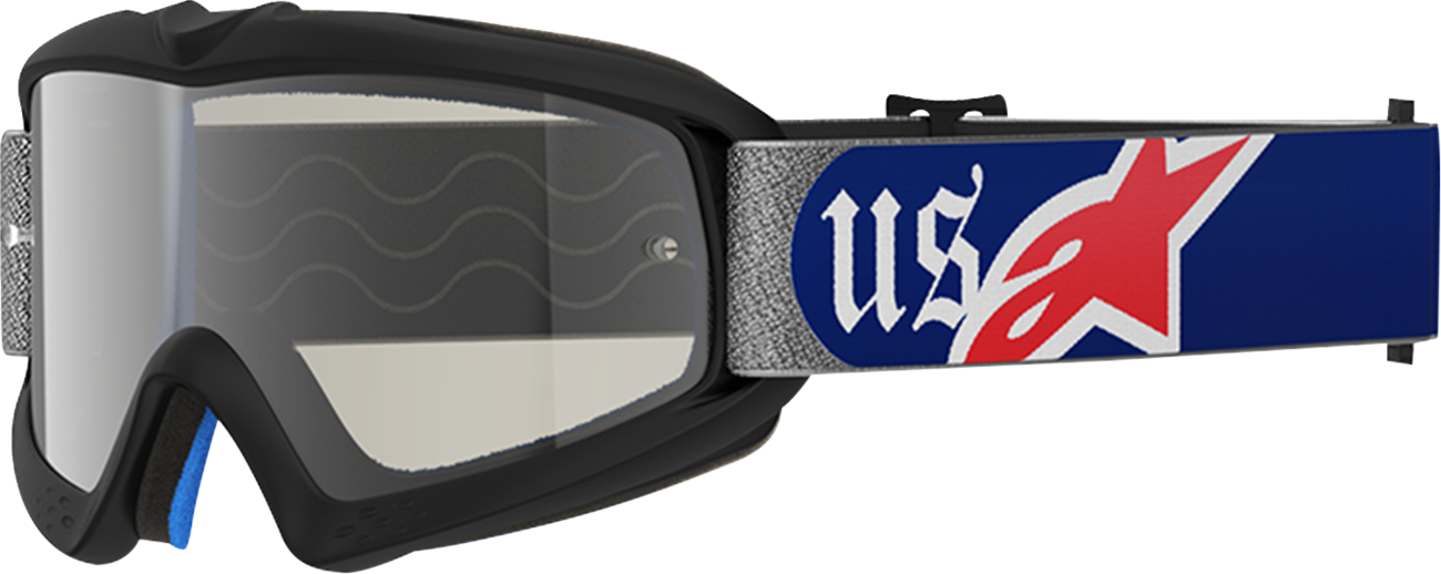 GOGGLE YTH VSN CORP MERICA 25 RD/BL/MIR SIL