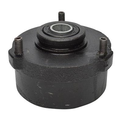Brake Drum and Wheel Hub Assy - (3) 8mm Studs - 6 Inch or 7 Inch Tires - Tao Tao ATA110B, Coolster 3050C