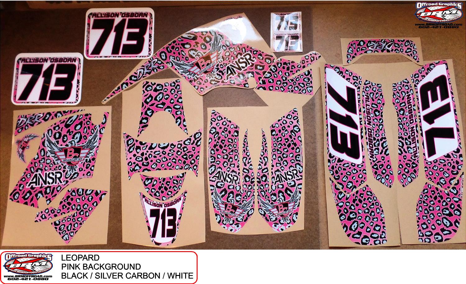 LEOPARD - TEAM DECAL KIT