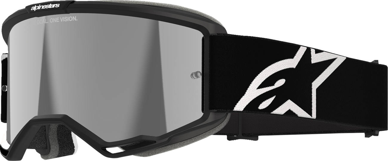 GOGGLE VISION 5 CORP BLK/MIR SIL