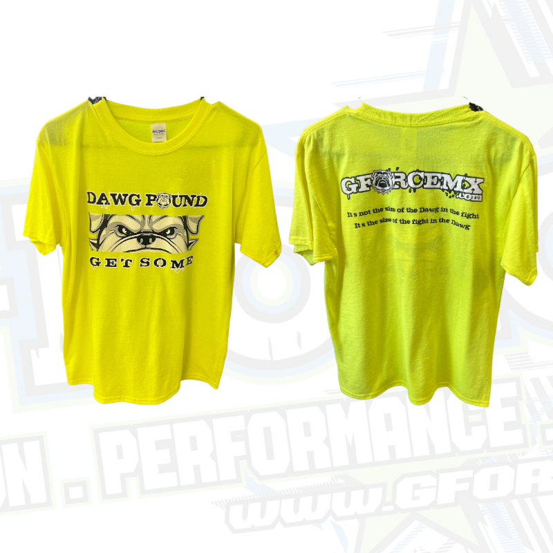 Team Dawg Pound - T Shirt - Neon Yellow