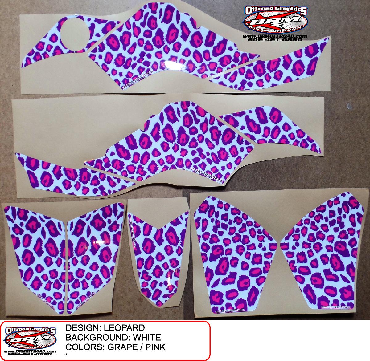 LEOPARD - TEAM DECAL KIT